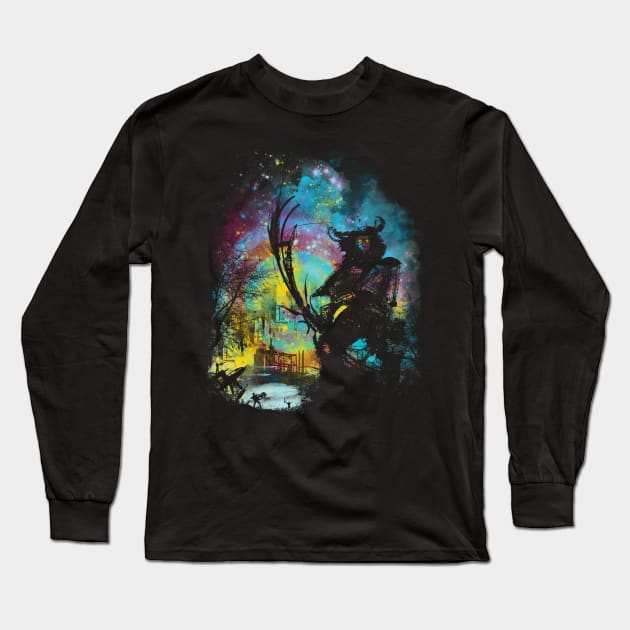 samurai bot Long Sleeve T-Shirt by kharmazero